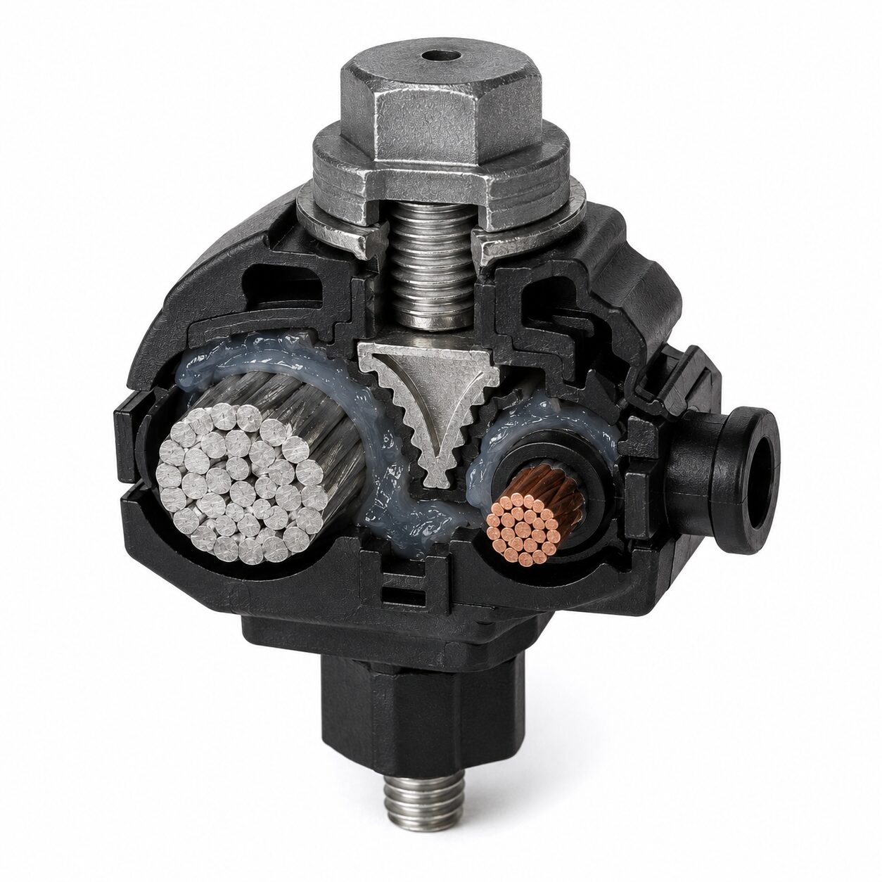 Morseto estanco PKD-14AC corte transversal