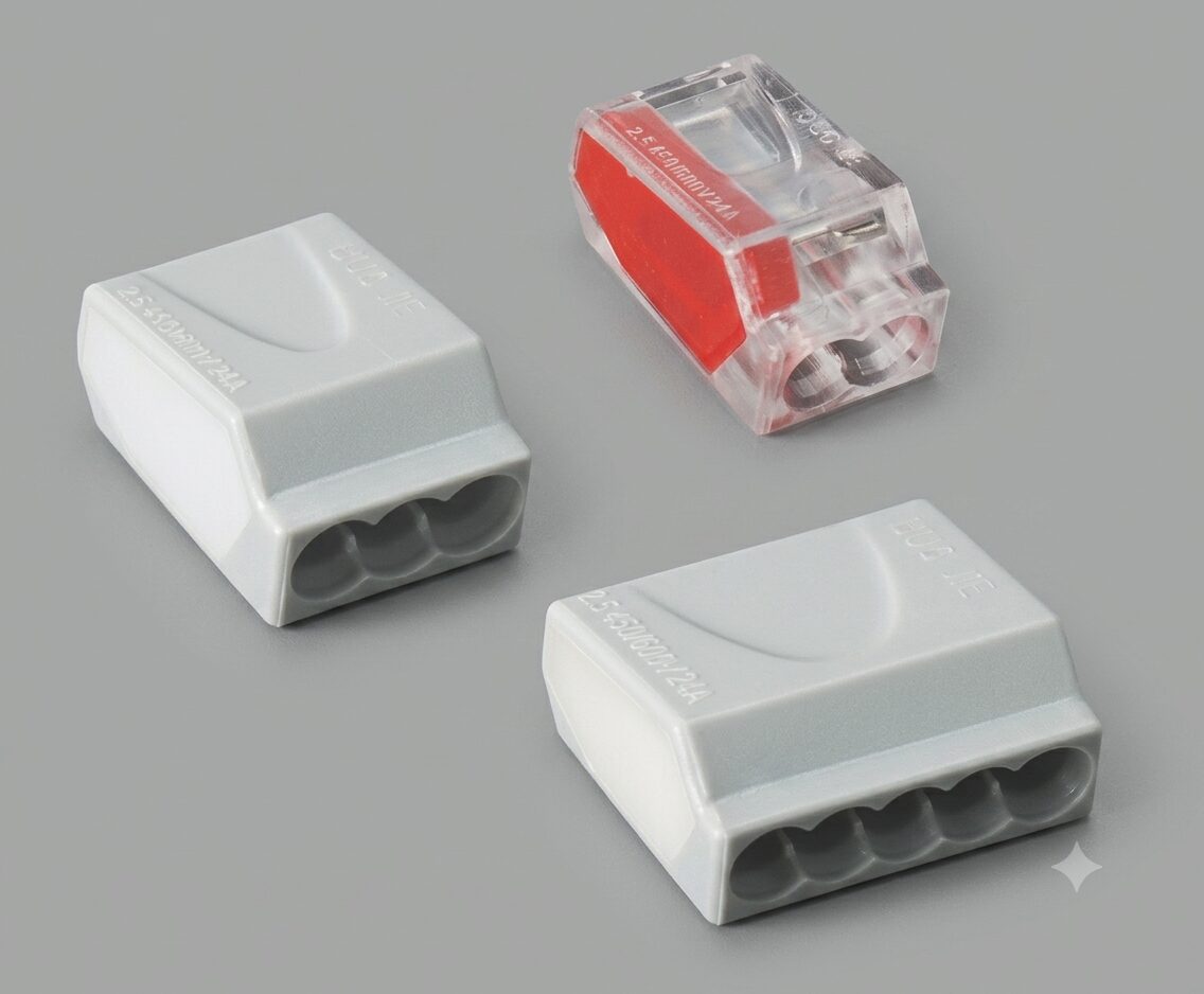 Aplicación de conectores rápidos Push-In en una instalación eléctrica